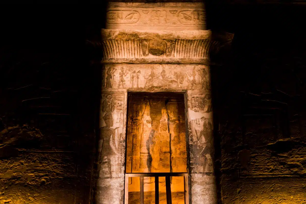 Inside Abu Simbel