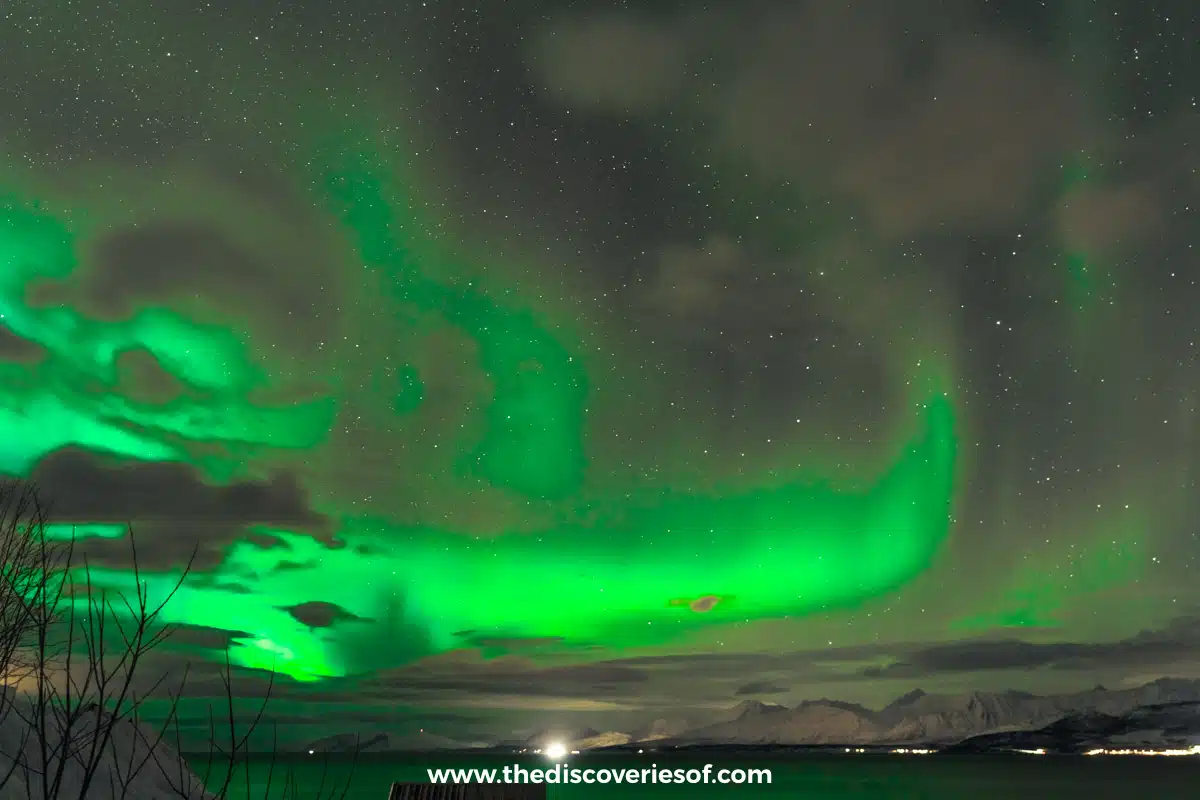 Views of the Northern Lights from Oldervik