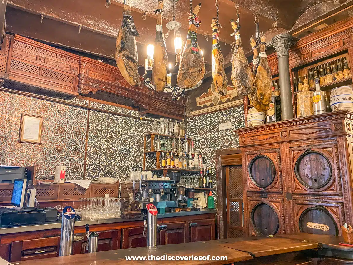 Interior of the restaurant