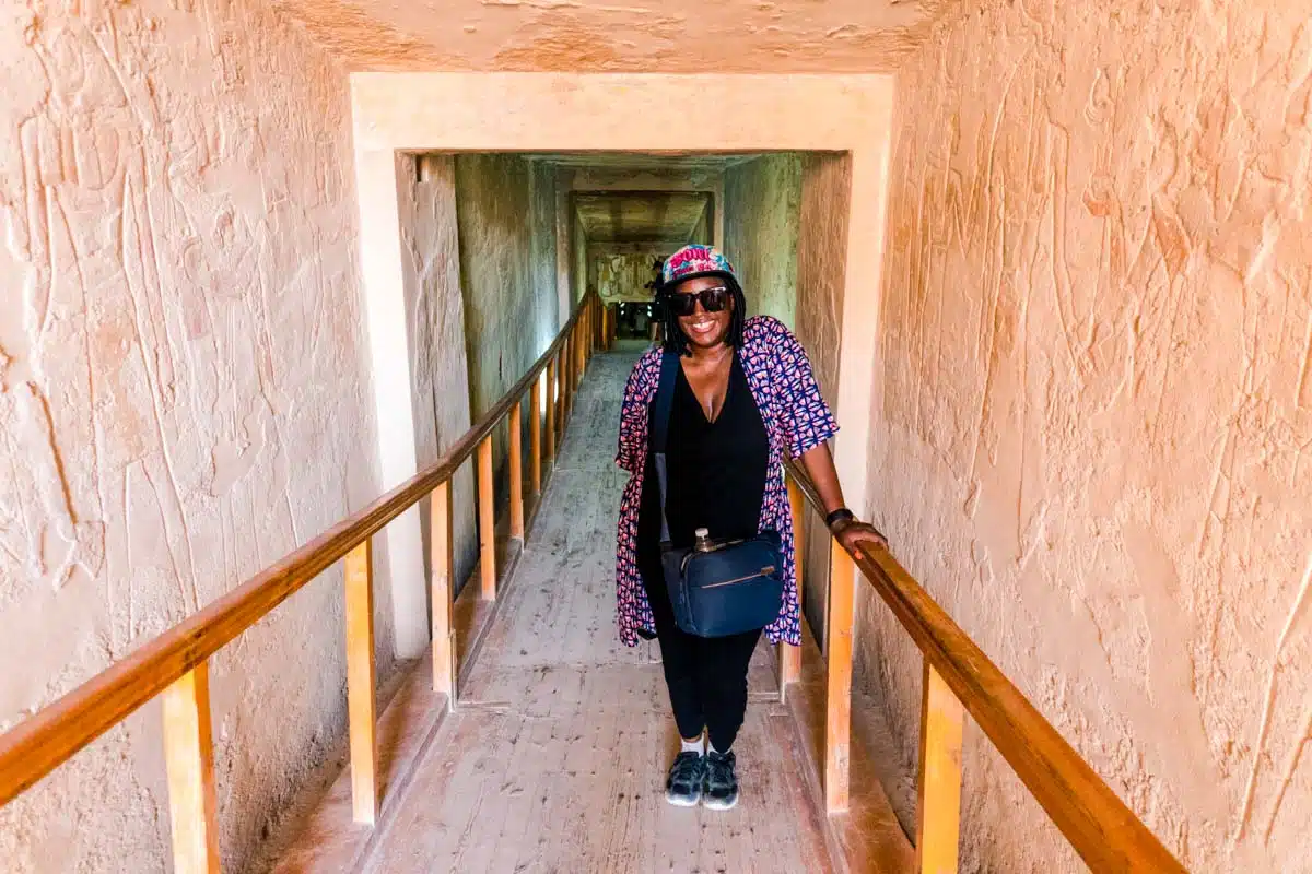 Julianna in tomb of tausert & senakht